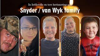 Funeral Service of Snyder / van Wyk family