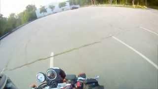 SLOW MOTION OF MY FIRST WHEELIE!