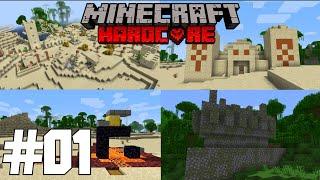 Minecraft Hardcore Survival Timelapse S1 EP1 - Perfect Start