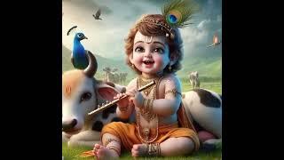 Little krishna animated vm||#radhakrishna#shrots#viralvideo#gayaurkrishna#krishnaplayingwithcow