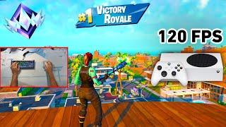 Fortnite Unreal Ranked Reload On Xbox Series S | Keyboard & Mouse Gameplay | 120 FPS