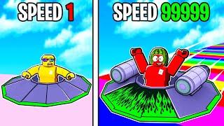 Becoming the FASTEST in UFO Simulator Roblox