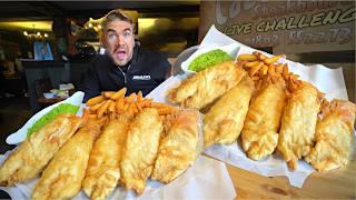 "UNBEATABLE" 14LB FISH & CHIPS CHALLENGE IS THE WORLD'S BIGGEST... Joel Hansen