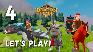 DoubleK Plays: Dragon Blade on Roblox #4 - Father and Son Gameplay