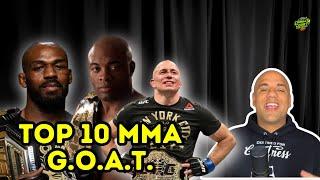 The 10 Greatest MMA Fighters of All Time | A Definitive Ranking