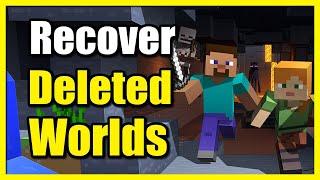 How to RECOVER LOST WORLDS in Minecraft  2025 Guide | How to Get DELETED WORLD BACK in Minecraft