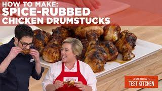 How to Make Grilled Spice-Rubbed Chicken Drumsticks