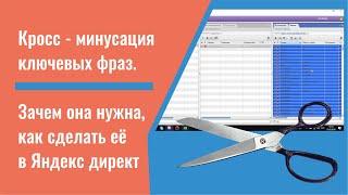 Кросс - минусация ключевых фраз. Зачем она нужна, как сделать её в Яндекс директ с Commander