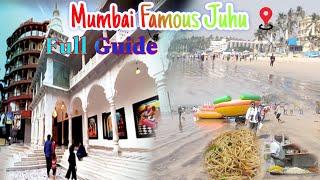 Mumbai ka famous Juhu beach and  ISKCON Mandir