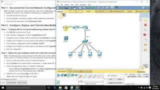 [CCNA S1] 5.3.3.5 Packet Tracer - Configure Layer 3 Switches