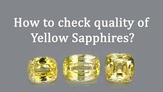 How to check quality of yellow sapphires? | पुखराज की गुणवत्ता की जांच कैसे करें?