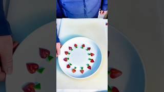 ️ Tomato Hearts & Cucumber Leaves – A Lovely Food Art Ring! 