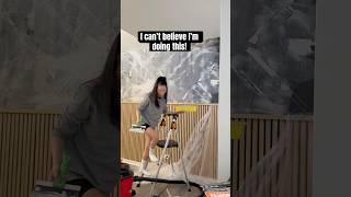 DIY Modern Wood Slat Accent Wall Removal | Drywall Repair | Wall Panel