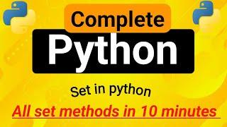 Set in Python | Python set