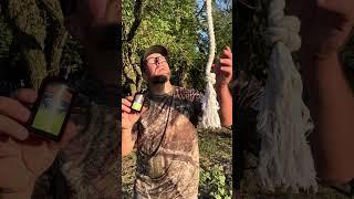 Rope scrapes with #tinks mock scrape. #buckventures  #thewoodsman  #bigbuckwork