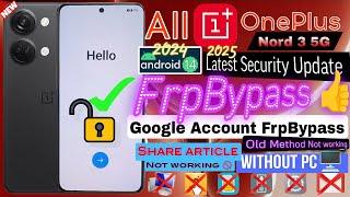 OnePlus Nord 3 5G All OnePlus FRP Bypass Without PC 2024/2025 "Share Article" Not Working #frpbypass