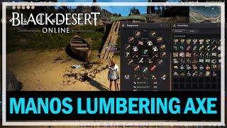 Black Desert Online - Enhancing Manos Lumbering Axe 0 to TET