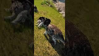 Full video on my profile #shorts #theisle #triceratops #stegosaurus