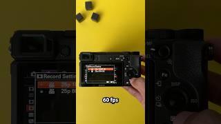 Enable 60fps on Sony a6400 #shorts #a6400