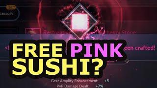 CRAFT PINK SUSHI FOR FREE? Black Desert Mobile Progression Update!