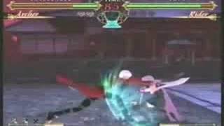 Fate Unlimited Codes Archer vs. Rider