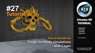 Cinema 4D Tutorial - How to handle soft body simulations properly.