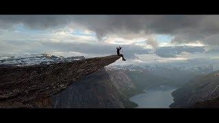 Trolltunga, Epic droneshots.  Norway 4K