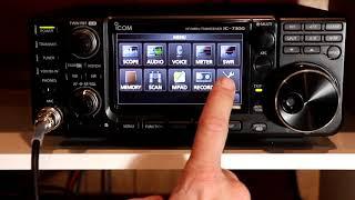 Icom IC7300 A to Z #26 USB Receive audio settings