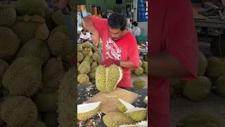 The best durian cutting master - Fruit Cutting Skills