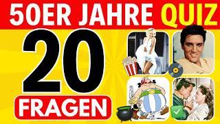 50er Jahre Quiz - 20 Fragen über die 50er