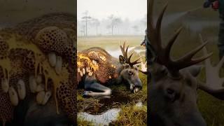 We found this elk barely breathing in the swamp... will he make it? #wildrescue  #animalsrescue