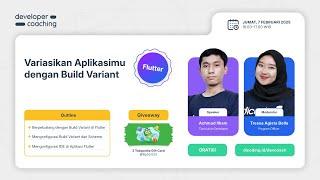 DevCoach 184: Flutter | Variasikan Aplikasimu dengan Build Variant