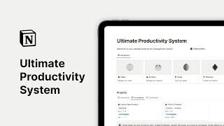 Notion Ultimate Productivity System