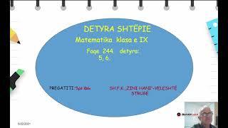 Кlasa 9 - Matematikë - Zbatimi i grafikëve