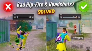 Why your AIM, HIP-FIRE and HEADSHOT is bad!  | PUBG MOBILE / BGMI (Guide/Tutorial) Tips and Tricks