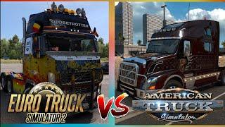 Euro Truck Simulator 2 VS American Truck Simulator(Comparison)