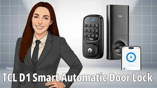 TCL D1 Smart Automatic Door Lock | Finger Print AI Secure Door Lock with App