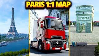 Paris 1:1 Map Mod For ETS2 1.46 | ETS2 1.46 MODS