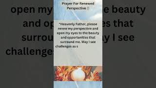 Prayer For Renewed Perspective #Shorts