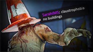 DBD but I'm claustrophobic and can't ever go inside a building otherwise i get a panic attack help