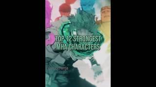 TOP 12 STRONGEST MY HERO ACADEMIA CHARACTERS