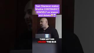 Christian Sam Shamoun makes Muslim CONTRADICT HIMSELF mid debate #samshamoun #christian #muslim