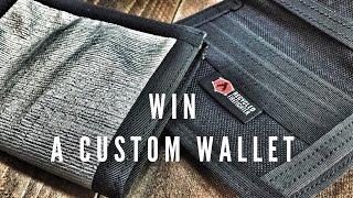 Custom Captain Bifold Wallet Giveaway Video