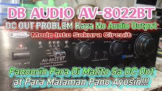 DB AUDIO AV-8022BT DC Out Problem Panoorin Mode To Sakura Circuit!!! #share #dbaudio #repair