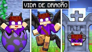 CICLO DE VIDA DE UM DRAGÃO no MINECRAFT!!