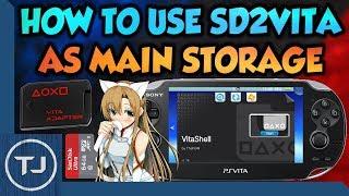 How To Use SD2Vita As Main Storage! (UX0)