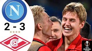 NAPOLI VS SPARTAK MOSCOW 2 - 3 - Extended Highlight & All Goals UEL 2021