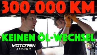 Erster Öl-Wechsel nach 300.000 km ! Wir spülen jetzt !