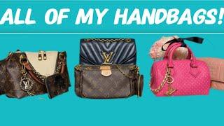 A Closet Tour...Both Luxury & Contemporary Handbags:).  Louis Vuitton, Coach, Longchamp & More!!!