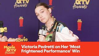 Victoria Pedretti on Her 'Most Frightened Performance' Win | 2021 MTV Movie & TV Awards